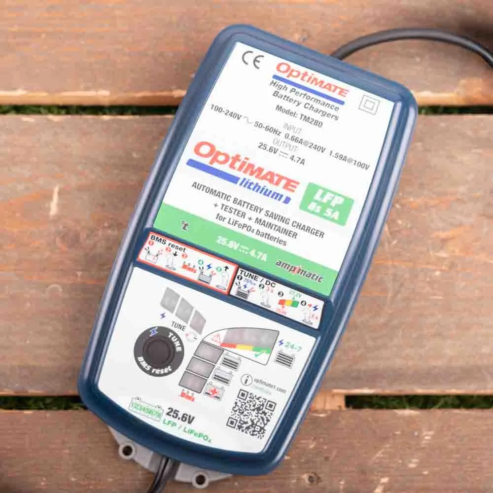 Lithium LiFePO4 25,6V 5A van TecMate – productfoto