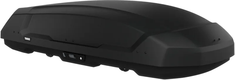 Force 3 L - Dakkoffer - 2 zijden te openen - 75kg laadvermogen – 450 L inhoud van Thule in Mat zwart – productfoto