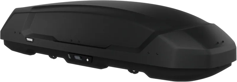 Force 3 L Sport - Dakkoffer - 2 zijden te openen - 75kg laadvermogen – 300 L inhoud från Thule i Mat zwart – produktbild