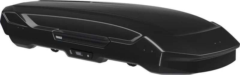 Motion 3 L low - Dakkoffer - 2 zijden te openen - 75kg laadvermogen – 370 L inhoud van Thule in Black glossy – productfoto