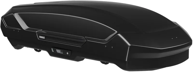Motion 3 M - Dakkoffer - 2 zijden te openen - 75kg laadvermogen – 390 L inhoud van Thule in Black glossy – productfoto
