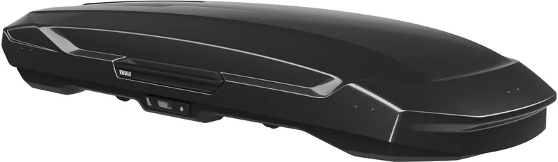 Motion 3 XXL LOW - Dakkoffer - 2 zijden te openen - 75kg laadvermogen – 590 L inhoud van Thule in Black glossy – productfoto