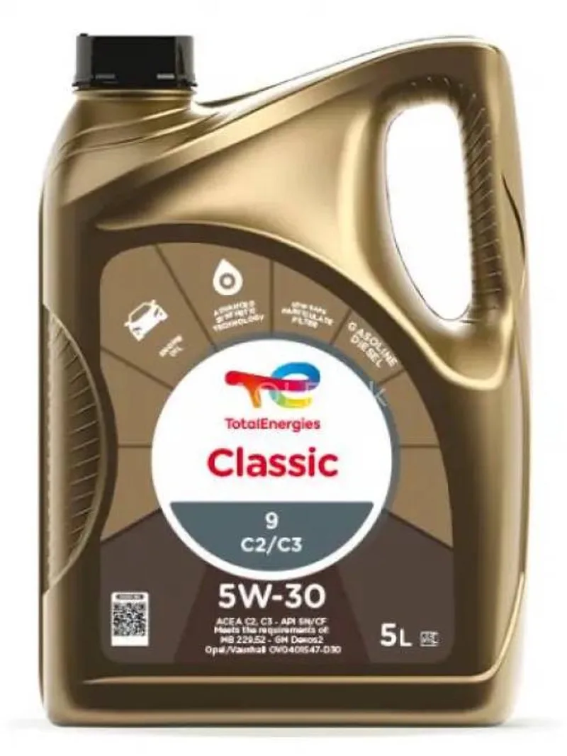Classic 9 C2/C3 5W30 - 5L de TotalEnergies – photo produit