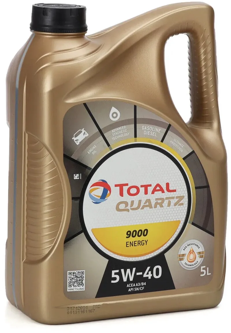 Quartz 9000 Energy 5W40 - 5L von TotalEnergies – Produktfoto