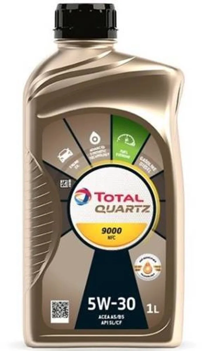 Quartz 9000 NFC 5W30 - 1L van TotalEnergies – productfoto