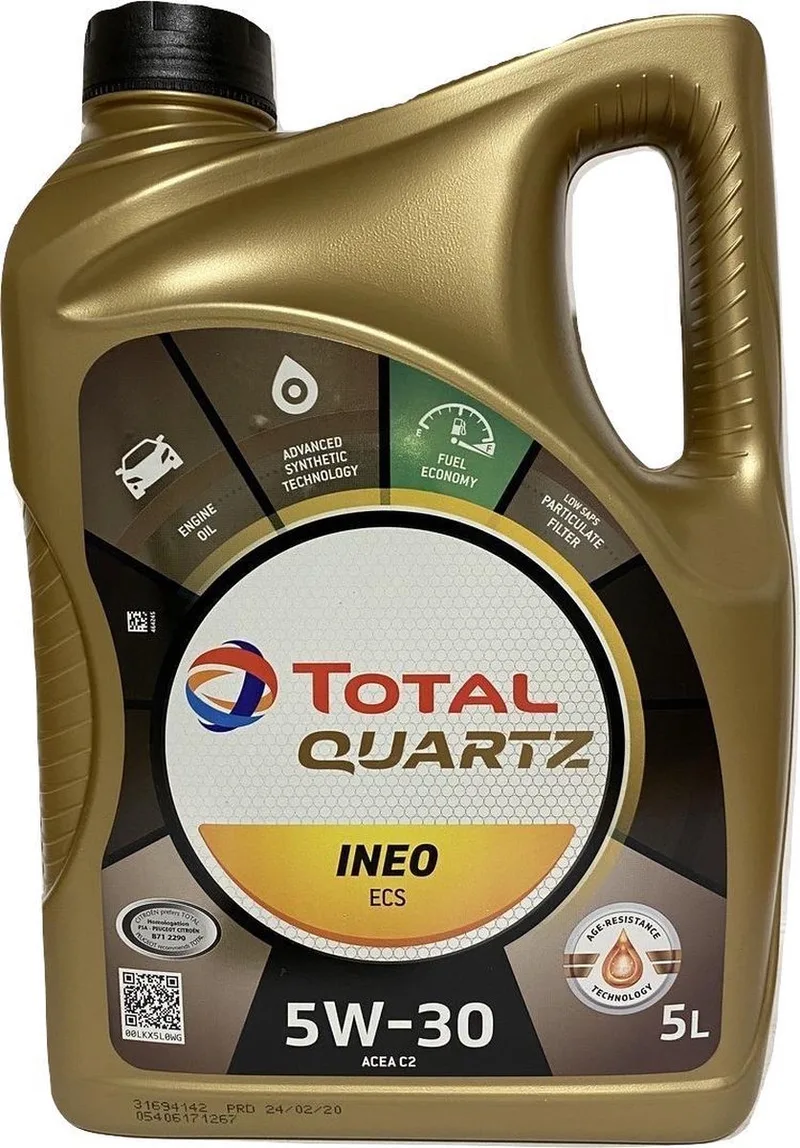 Quartz Ineo 5W30 ECS - 5L från TotalEnergies – produktbild