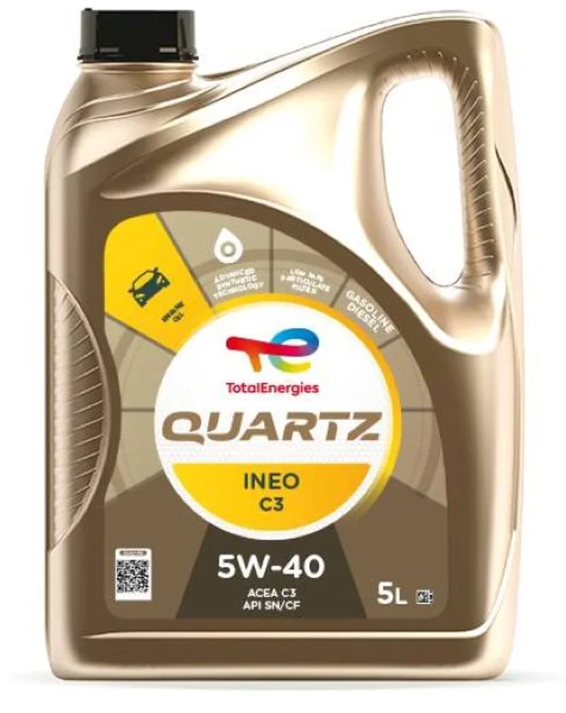 Quartz Ineo C3 5W-40 - 5L de TotalEnergies – photo produit