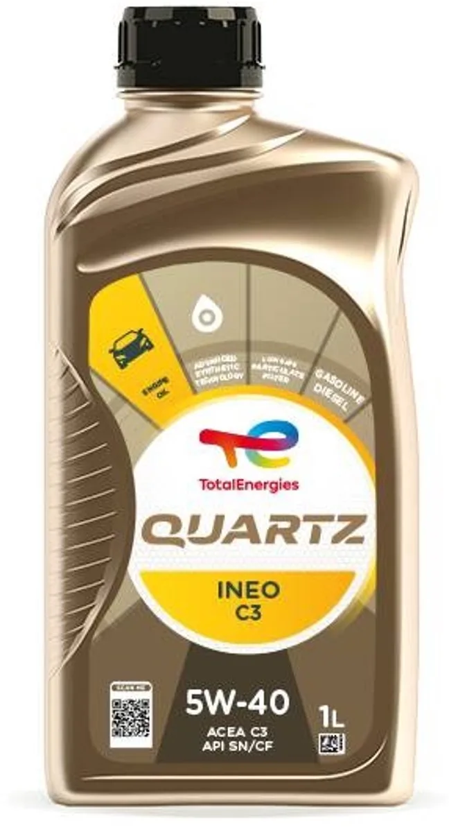 Quartz Ineo C3 5w40 - 1L de TotalEnergies – photo produit