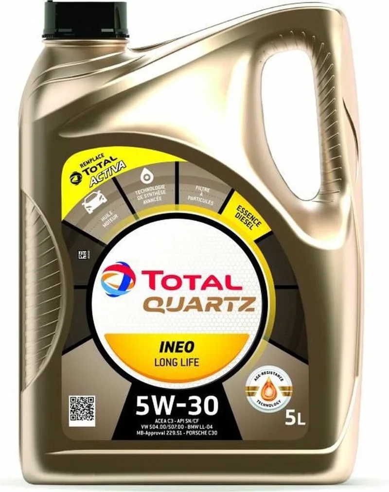 Quartz Ineo Long Life 5W30 - 5L von TotalEnergies – Produktfoto