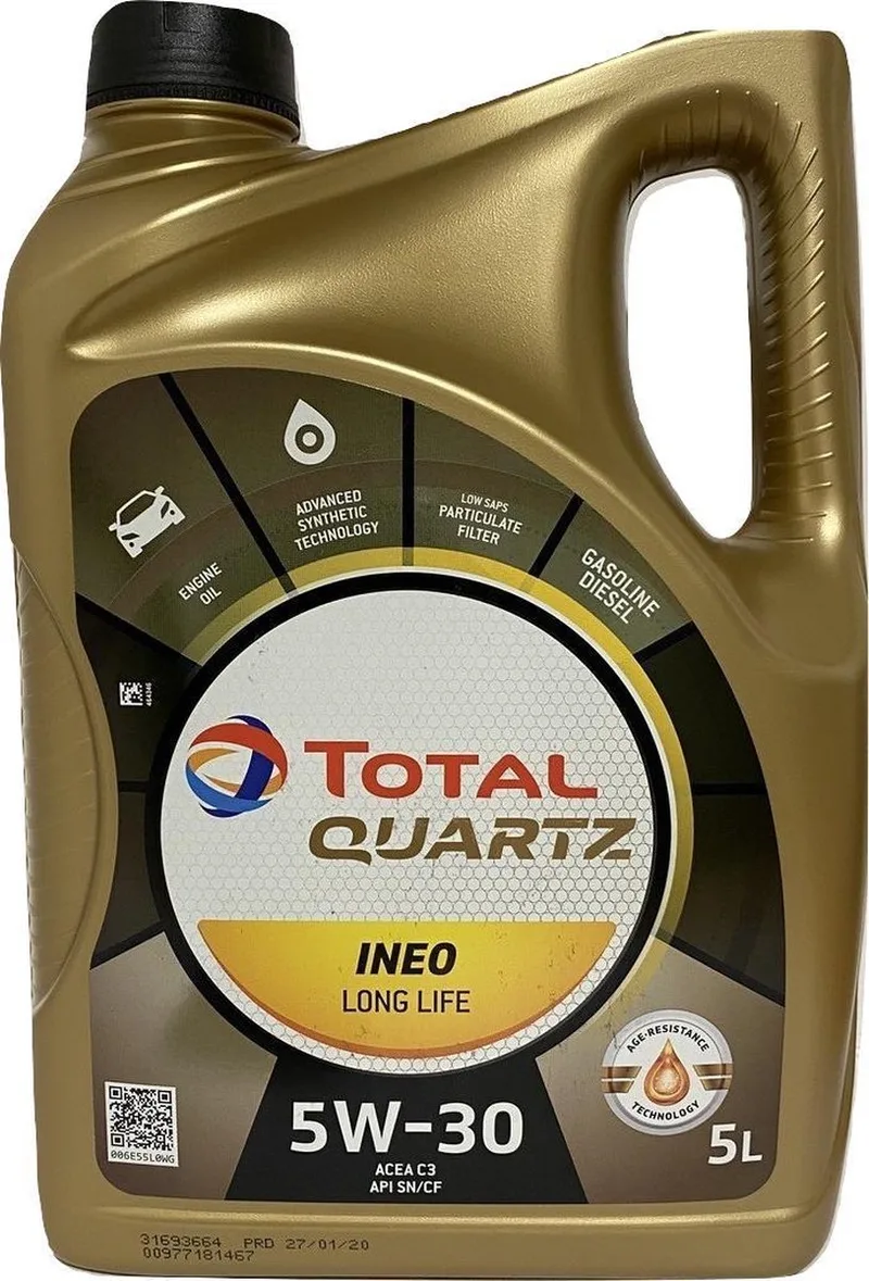 Quartz Ineo Long Life 5W30 - 5L de TotalEnergies – photo produit