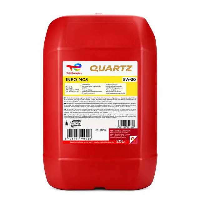 Quartz Ineo MC3 5W30 - 20L