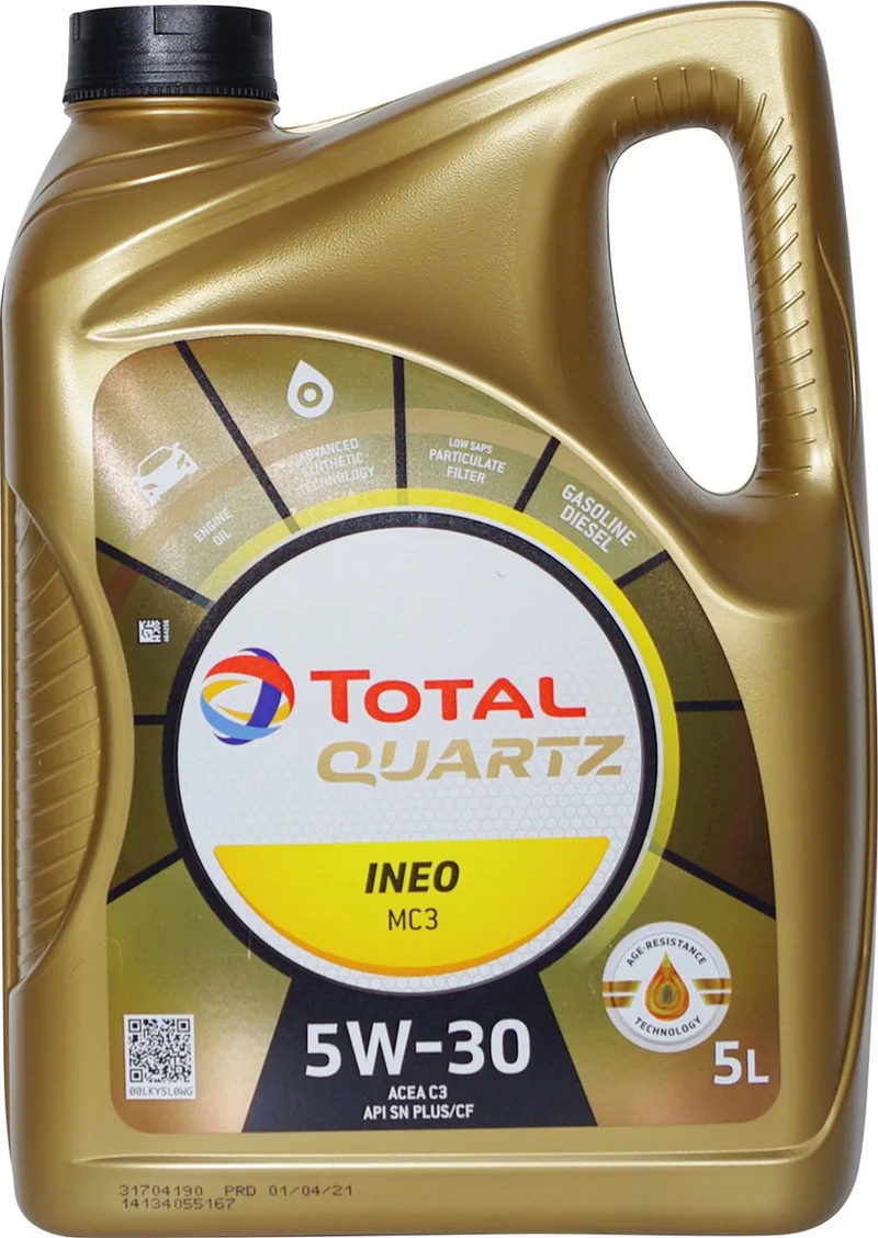 Quartz Ineo MC3 5W30 - 5L de TotalEnergies – photo produit