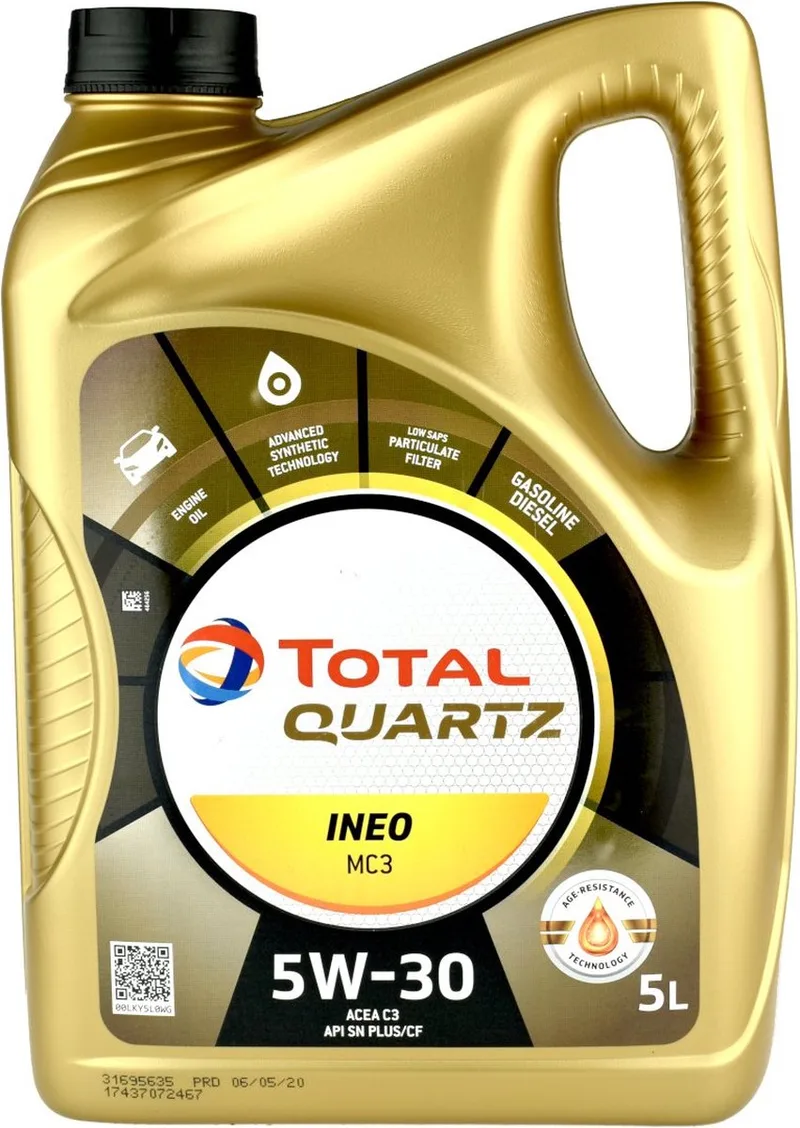 Quartz Ineo MC3 5W30 - 5L von TotalEnergies – Produktfoto