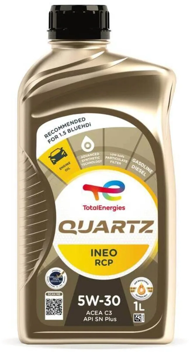 Quartz Ineo RCP 5w30 - 1L van TotalEnergies – productfoto