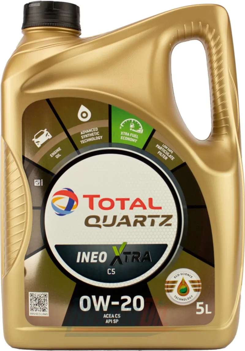 Quartz Ineo Xtra C5 0W20 - 5L von TotalEnergies – Produktfoto