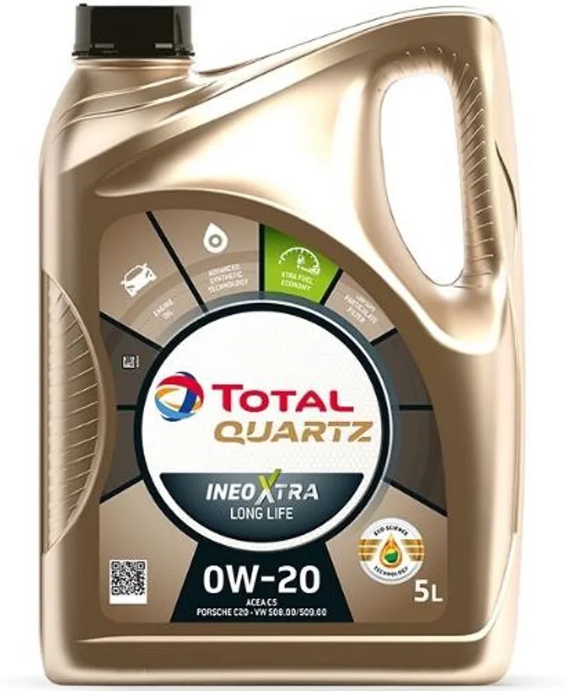 Quartz Ineo XTRA Long Life 0W20 - 5L de TotalEnergies – photo produit