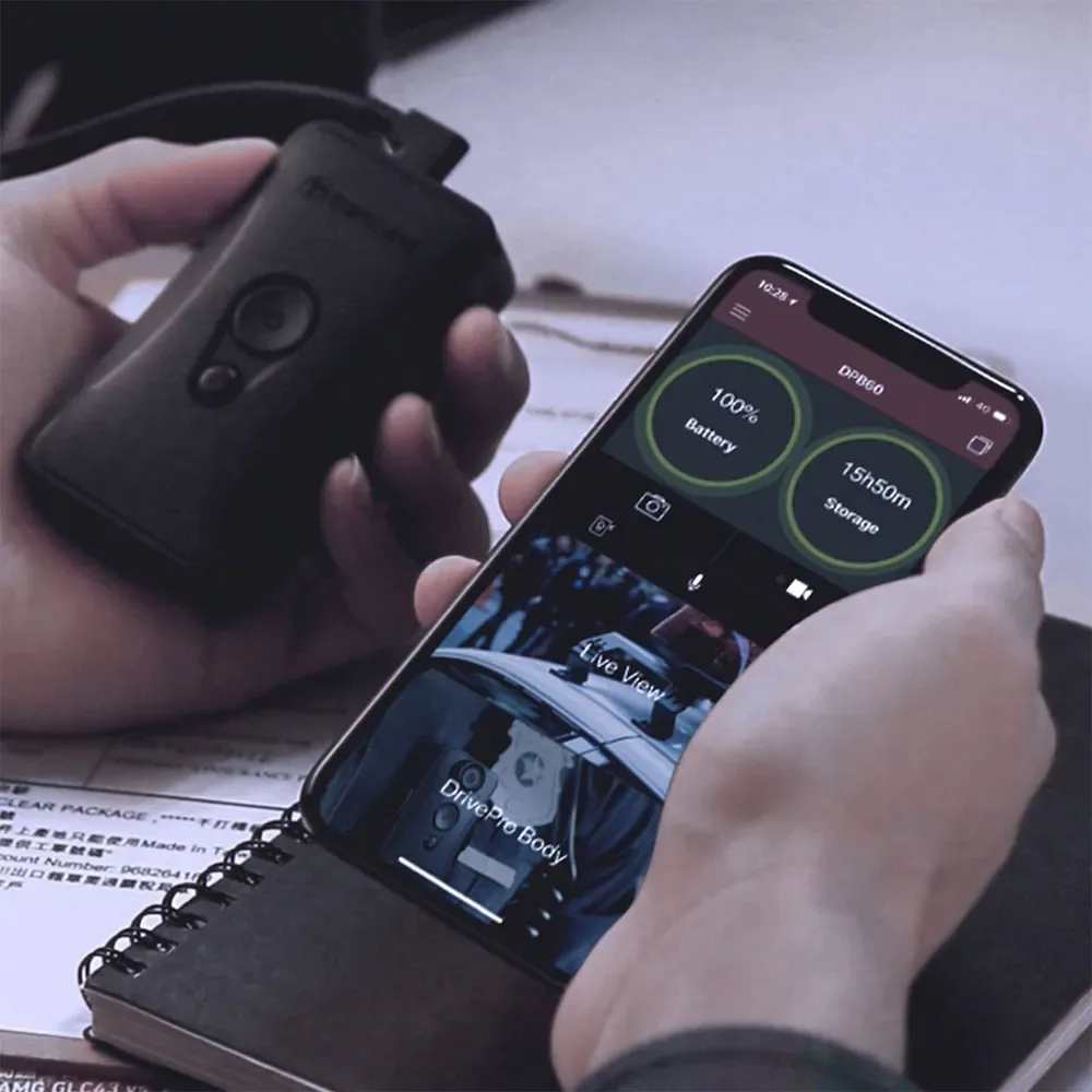Drivepro Body 60 Dashcam von Transcend – Produktfoto