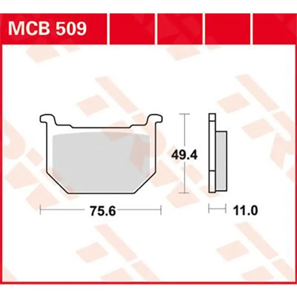 Plaquettes De Frein Avant Allround Organic Standard Suzuki Gn 250 82 de TRW – photo produit