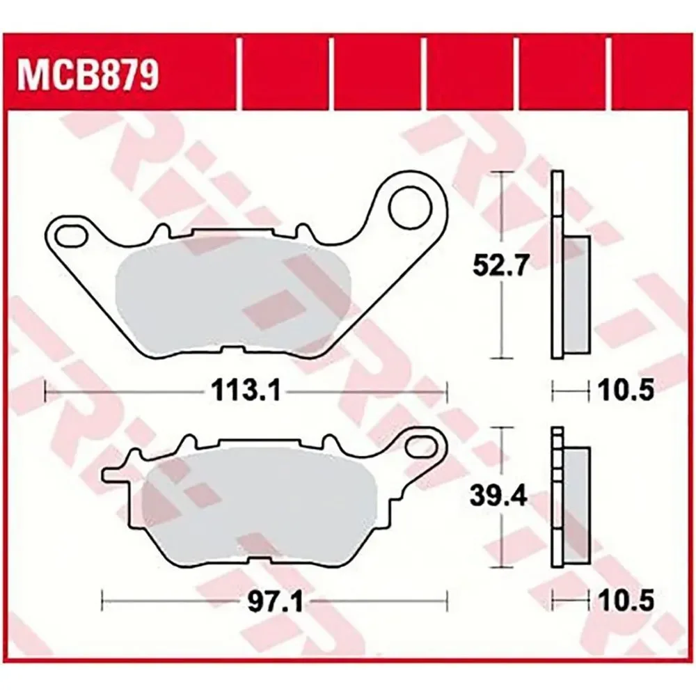 Plaquettes De Frein Allround Organic Standard Yamaha Czd 300 A X-max de TRW – photo produit