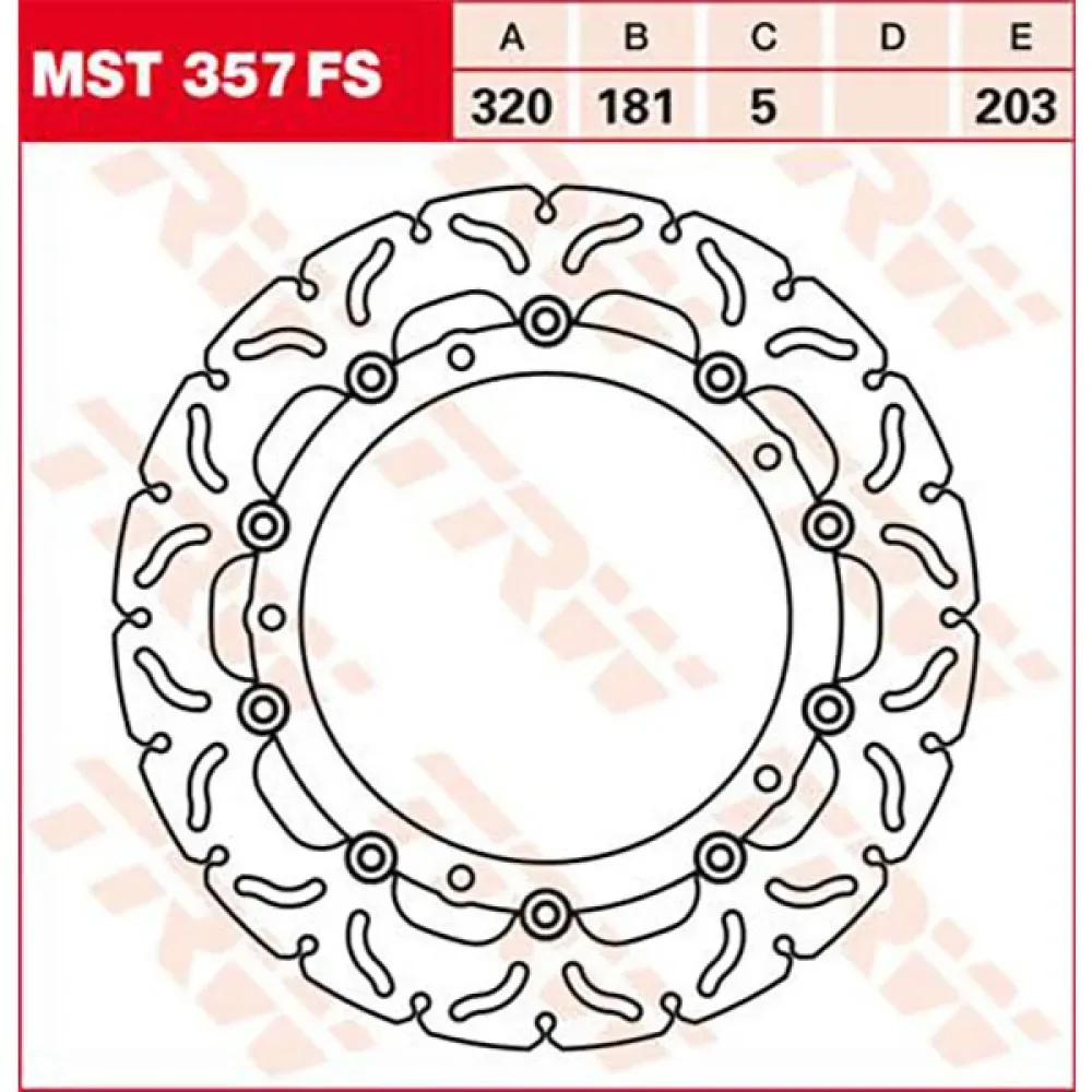Disque De Frein Contour Bmw F 800 Gt Abs 19 de TRW – photo produit
