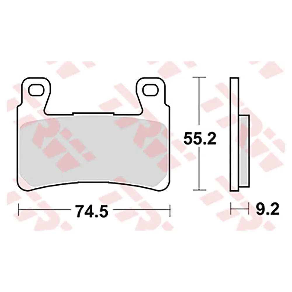 Mcb819 Organische Remblokken van TRW – productfoto