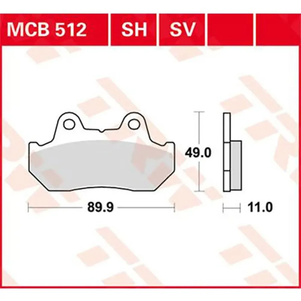 Plaquettes De Frein Frittées Performance Honda Cb 1100 F Super Bol D´or 83 de TRW – photo produit