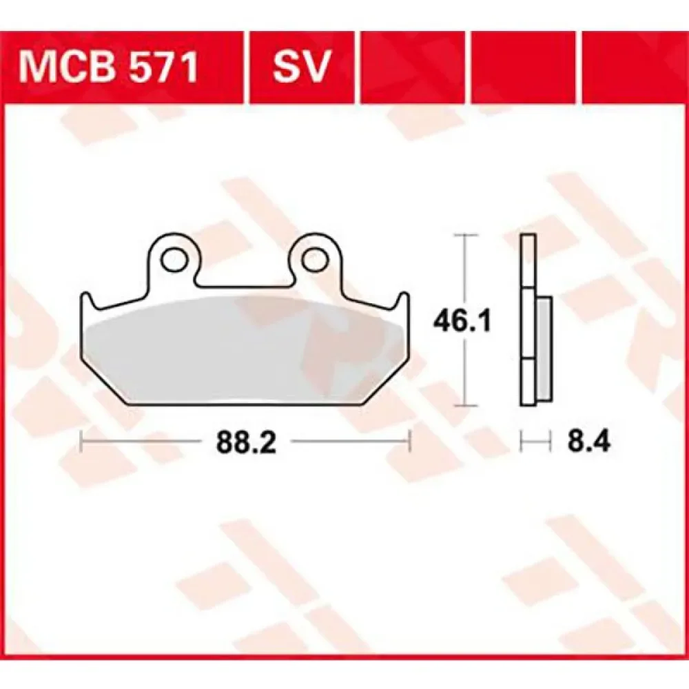 Performance Honda Cbr 1000 F 88 Gesinterde Remblokken by TRW – product photo