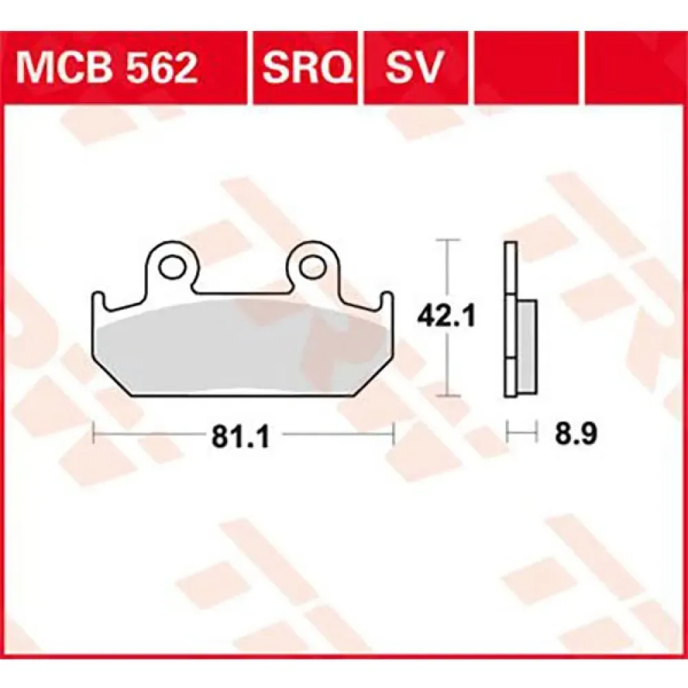 Plaquettes De Frein Frittées Performance Honda Cbr 600 F 87 de TRW – photo produit