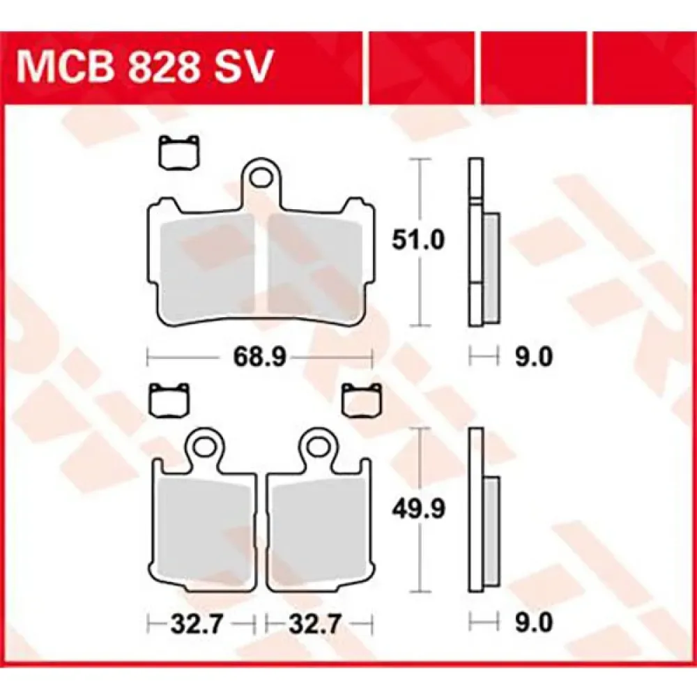 Performance Street Honda Vfr 1200 F 12 Gesinterde Remblokken van TRW – productfoto