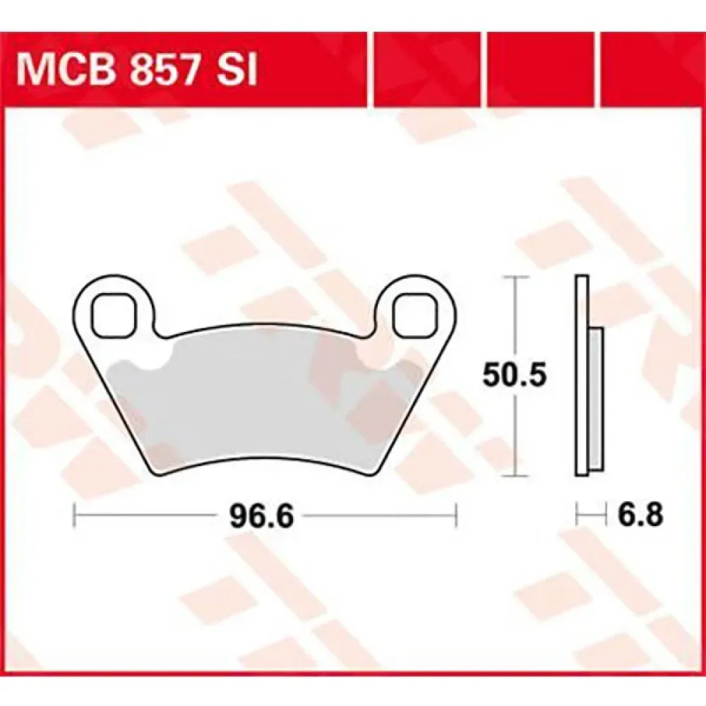 Plaquettes De Frein Arrière Frittées Offroad Polaris Ranger 700 Crew 4x4 09 van TRW – productfoto