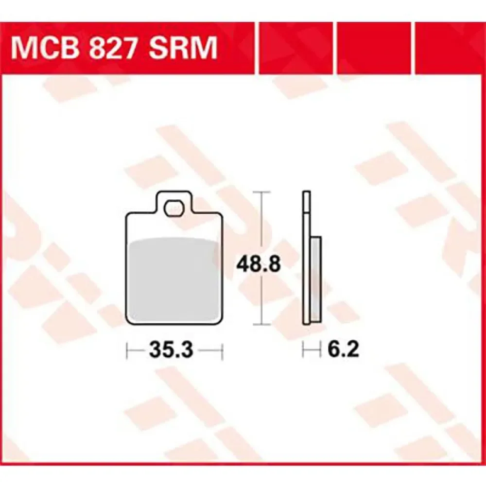 Plaquettes De Frein Arrière Organiques Allround Standard Gilera Runner 125 Fx Dd Sp 00 van TRW – productfoto