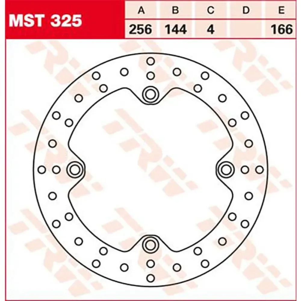 Disque De Frein Arrière Round Honda Xl 1000 V Varadero 99 de TRW – photo produit