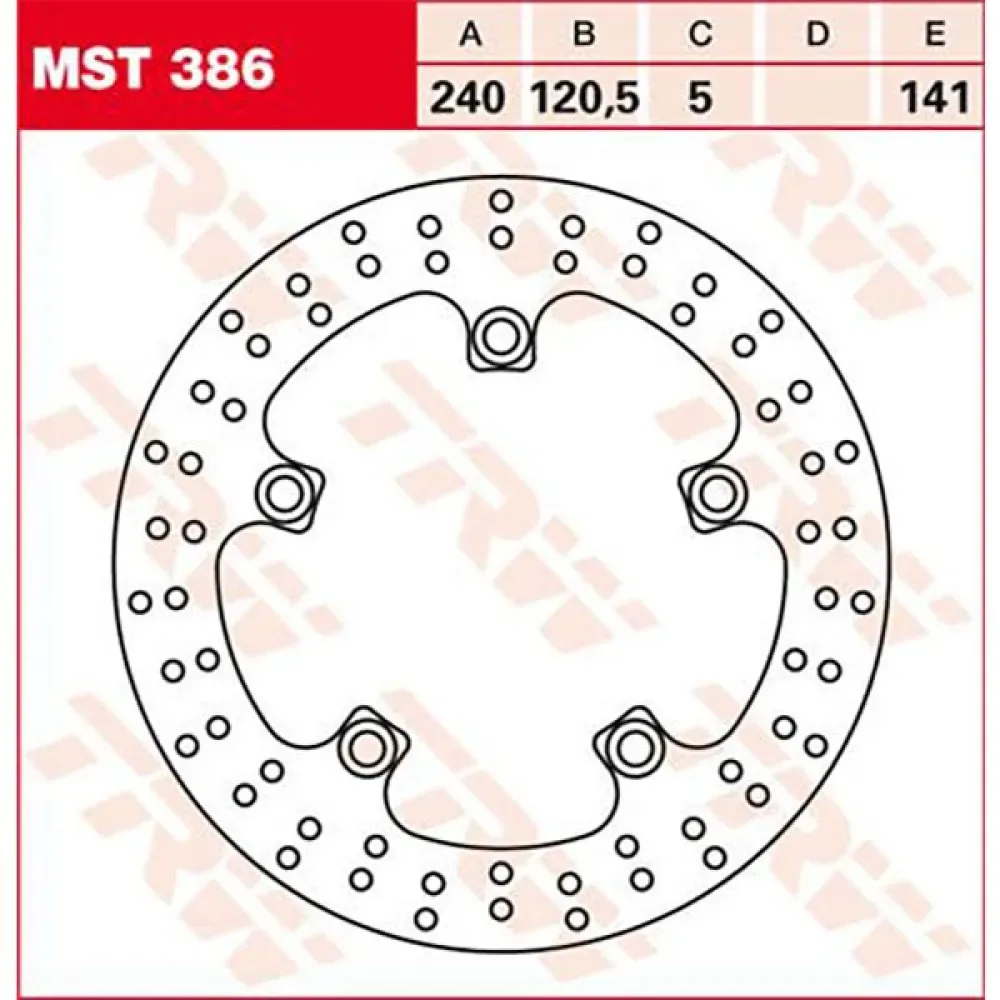 Disque De Frein Arrière Round Suzuki Gsf 1200 Bandit 06 de TRW – photo produit