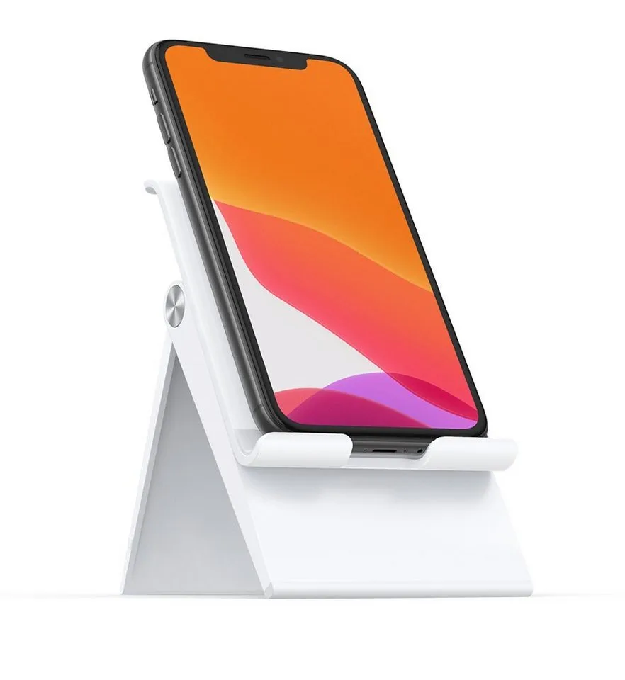 Smartphone-Halterung Schreibtischständer Höhe verstellbar Handy-Halterung 4,7 bis 7,9 Zoll van UGREEN in Wit – productfoto