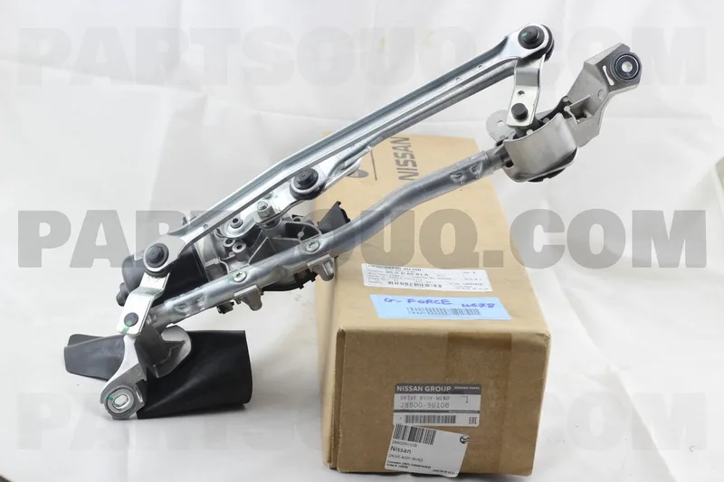 DRIVE ASSY-Windshield wiper Nissan van Valeo in Zwart grijs – productfoto