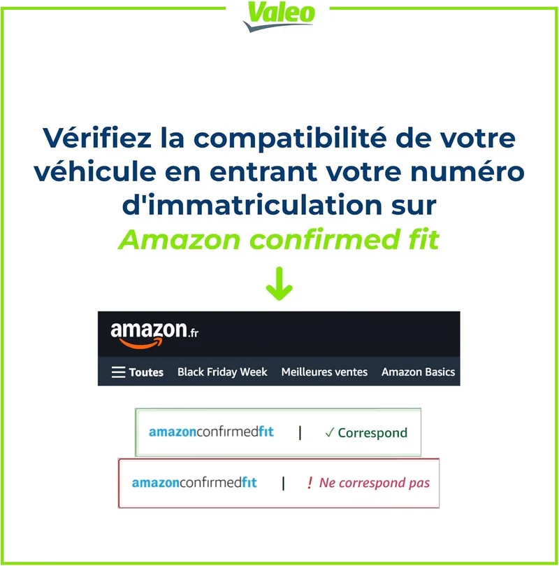 Valeo Hydroconnect HU65 ruitenwisserblad - 65CM (1x) fra Valeo – produktbillede