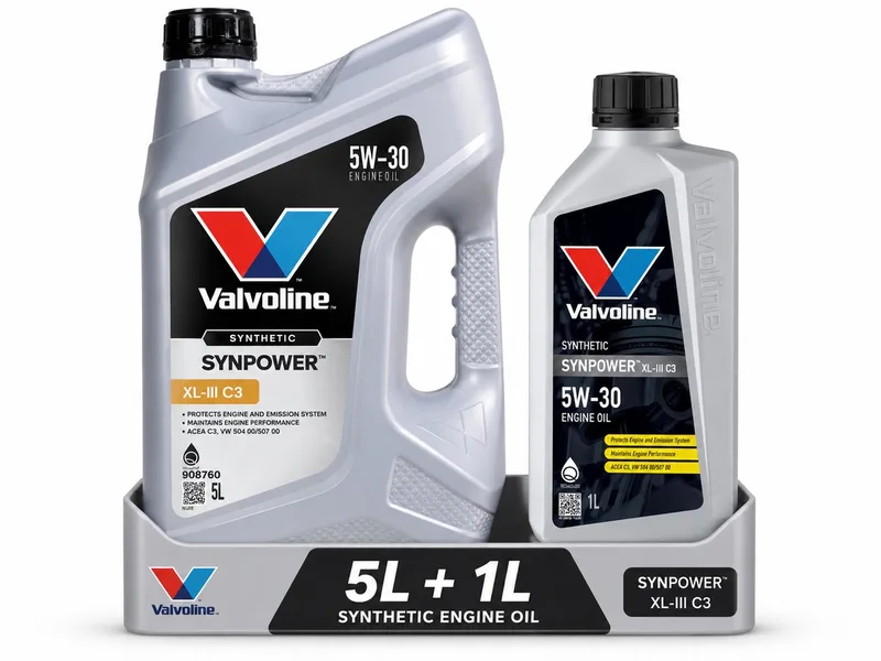 Synpower XL-III C3 5W30 - 5L + 1L van Valvoline – productfoto