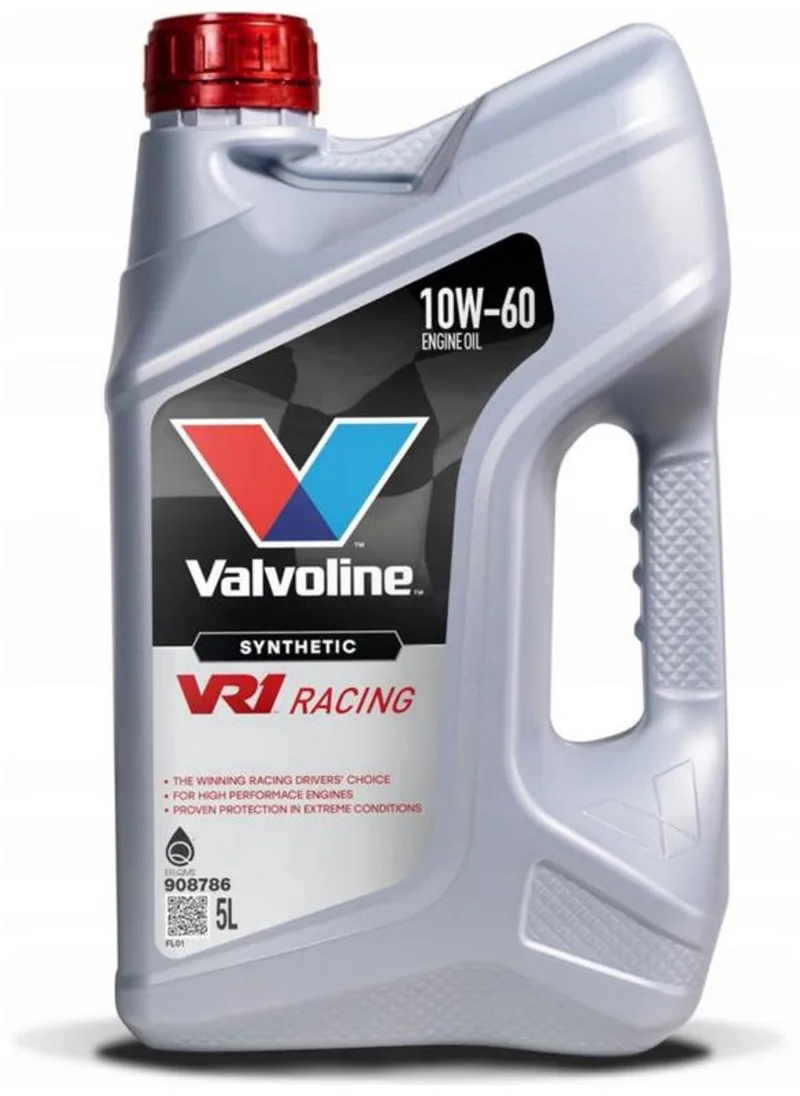 VR1 Racing 10W-60 - 5L van Valvoline – productfoto