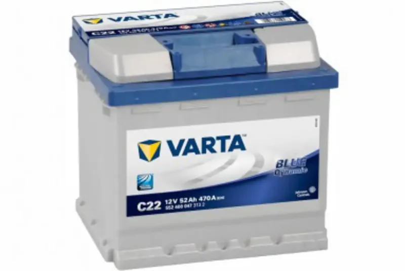 Blue Dynamic C22 Autobatterie 12 V 52 Ah ETN 552 400 047 Poltyp: T1 van Varta – productfoto