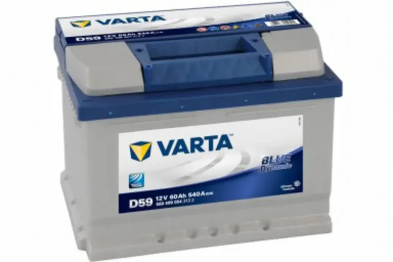 Blue Dynamic D59 Autobatterie 12 V 60 Ah ETN 560 409 054 Poltyp: T1 van Varta – productfoto