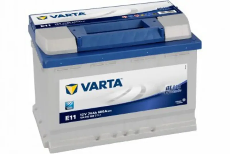 Blue Dynamic E11 Autobatterie 12 V 74 Ah ETN 574 012 068 Poltyp: T1 van Varta – productfoto