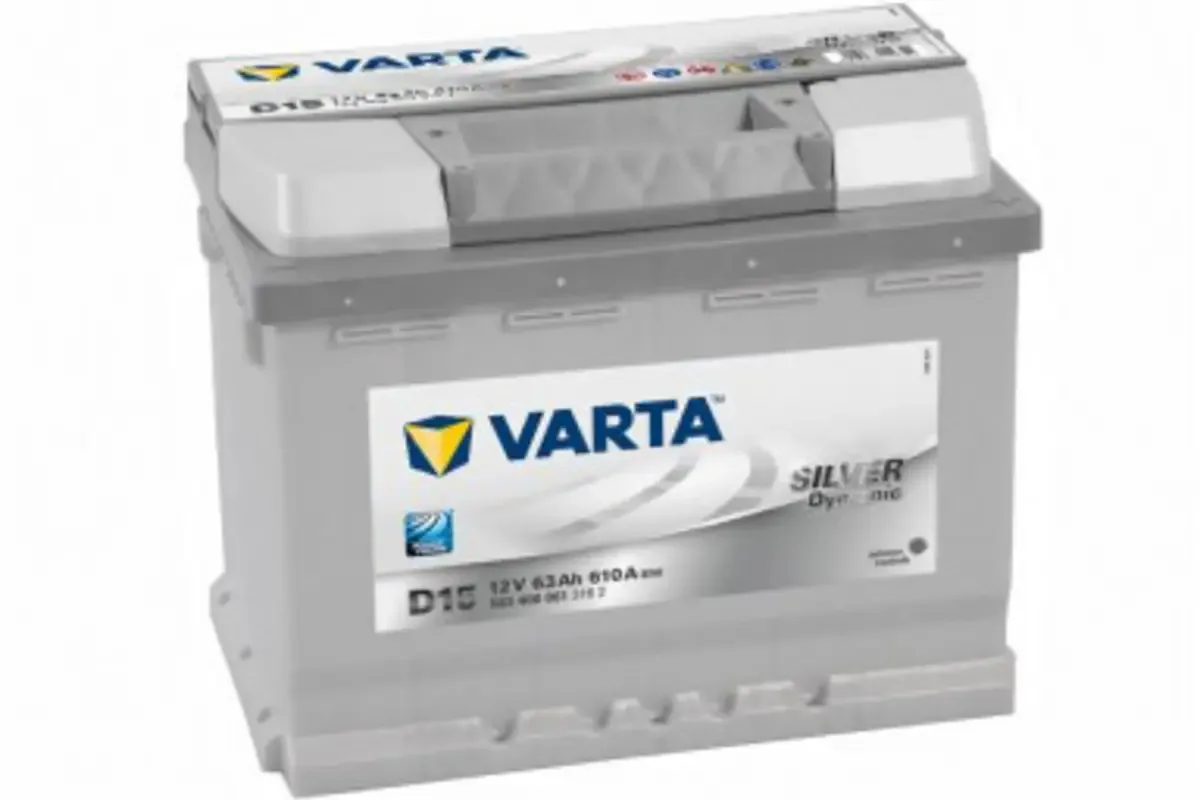 Silver Dynamic D15 Autobatterie 12 V 63 Ah ETN 563 400 061 Poltyp: T1 van Varta – productfoto