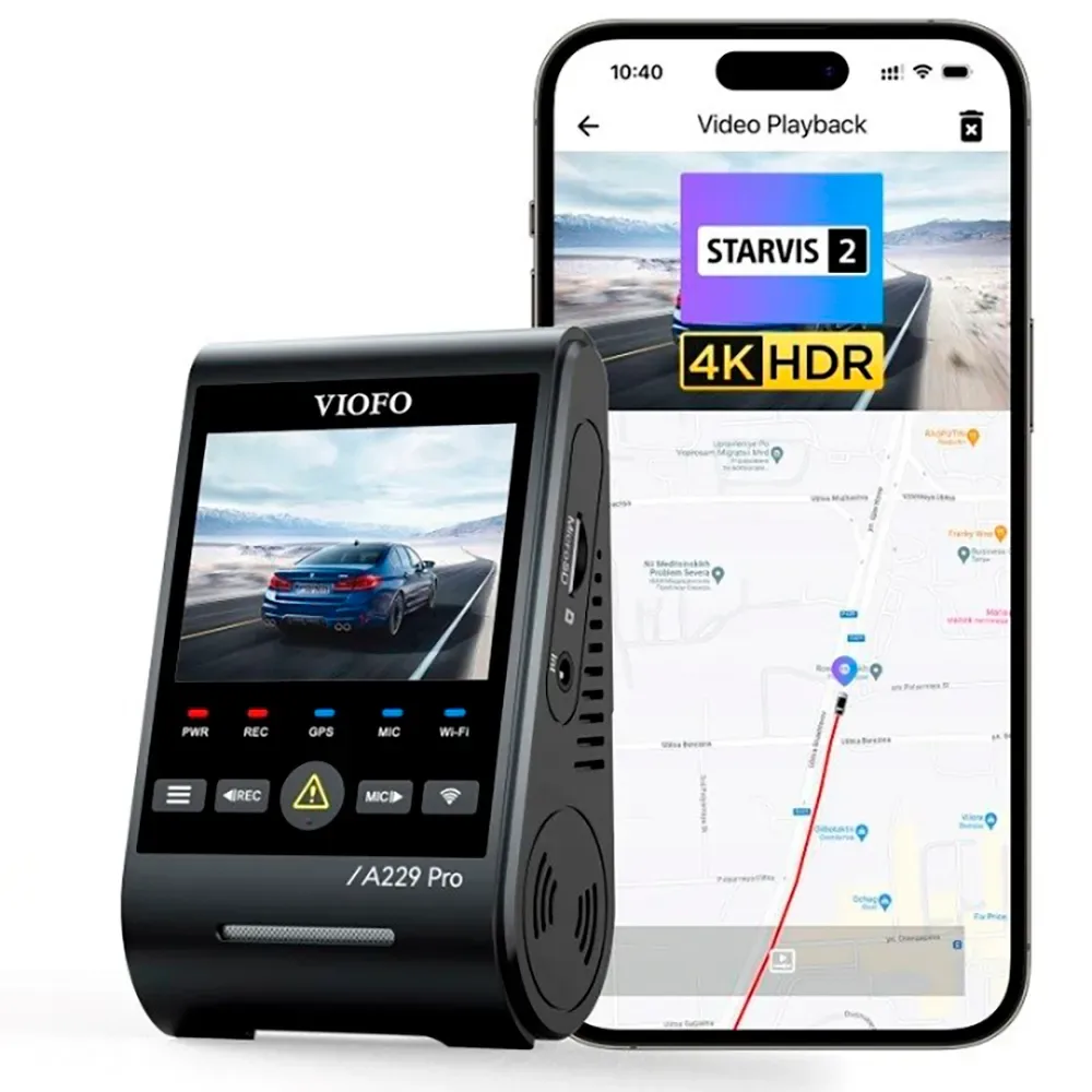 A229 Pro 1ch-g Gps Dashcam fra VIOFO – produktbillede