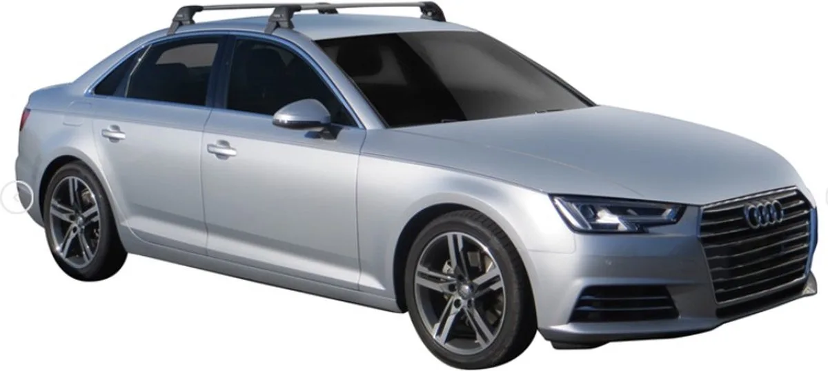 Audi A4 S4 RS4 5drs Limousine 2015 - heden Premium Dakdrager Whispbar Auto Exterieur Accessoires de Yakima en Noir – photo produit