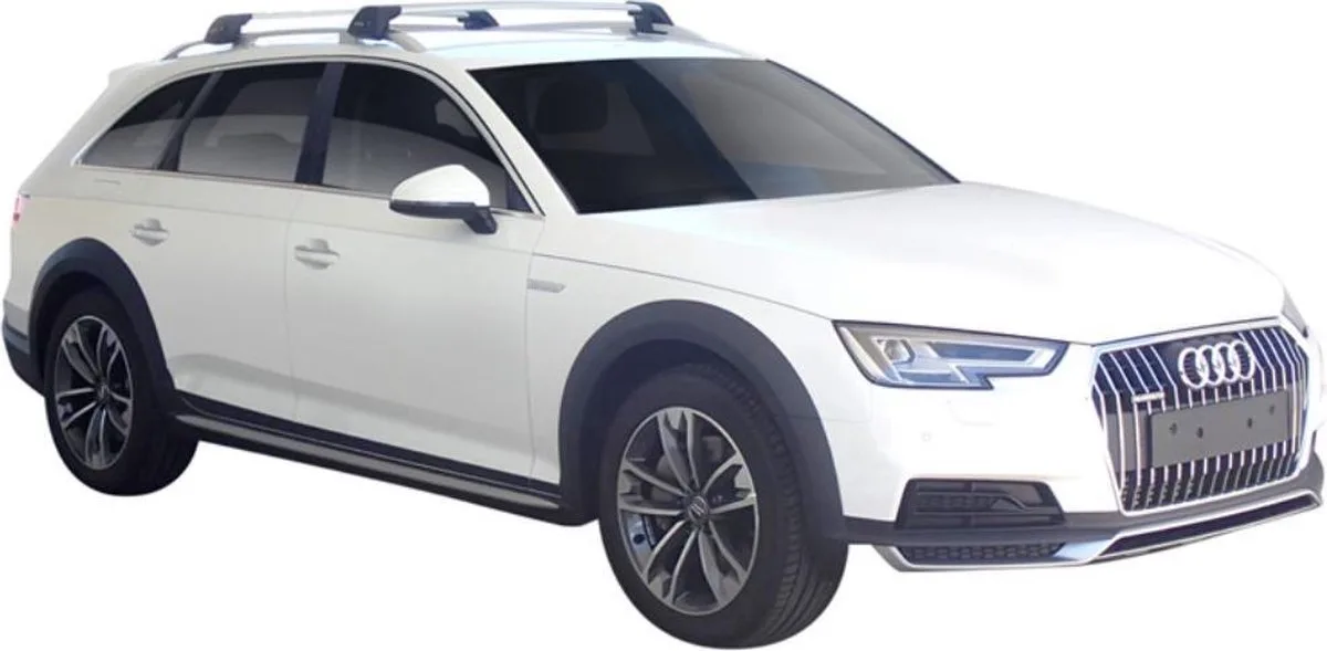 Audi A4 S4 RS4 Allroad 5drs Estate 2016 - heden Premium Dakdrager Whispbar Auto Exterieur Accessoires by Yakima in Black – product photo