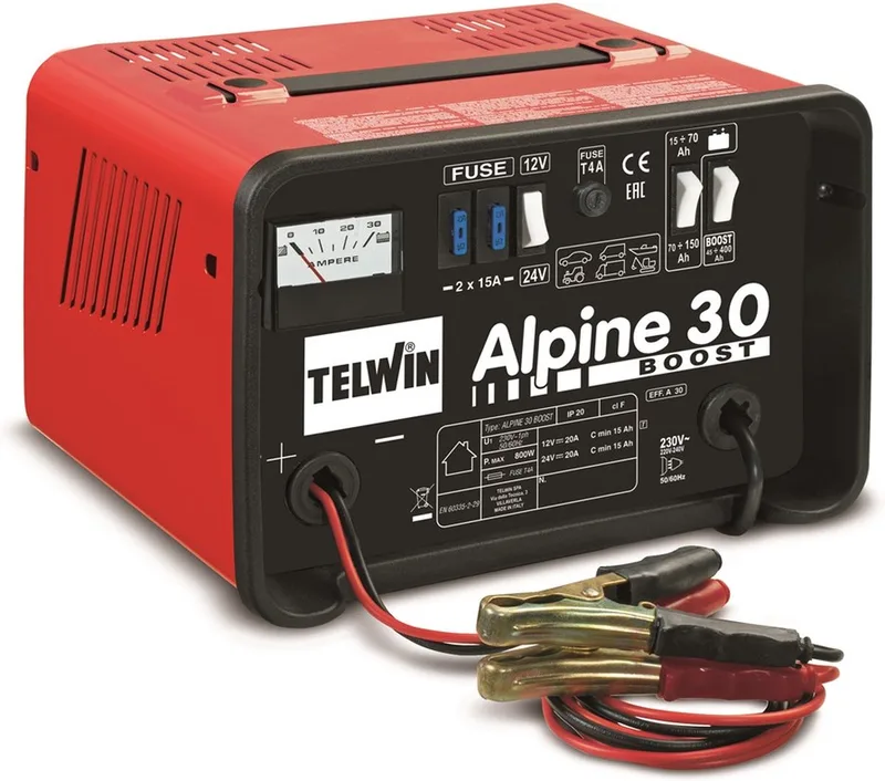 Acculader - ALPINE 30 BOOST 230V 12-24V van Telwin – productfoto