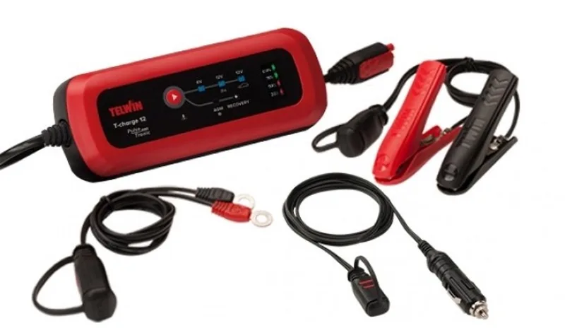 Acculader T-Charge 12 - Voor 6 en 12 V 4A de Telwin – photo produit