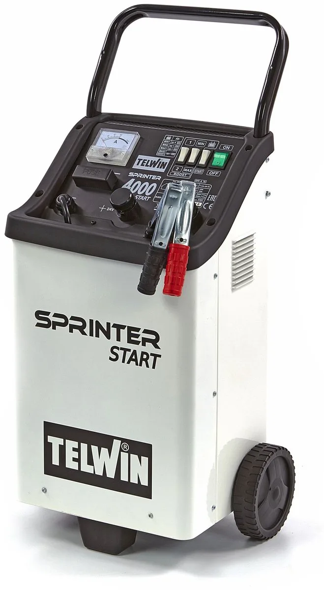 Sprinter 4000 Start 230V Acculader 12-24V Verrijdbaar 400Ah 75A von Telwin – Produktfoto